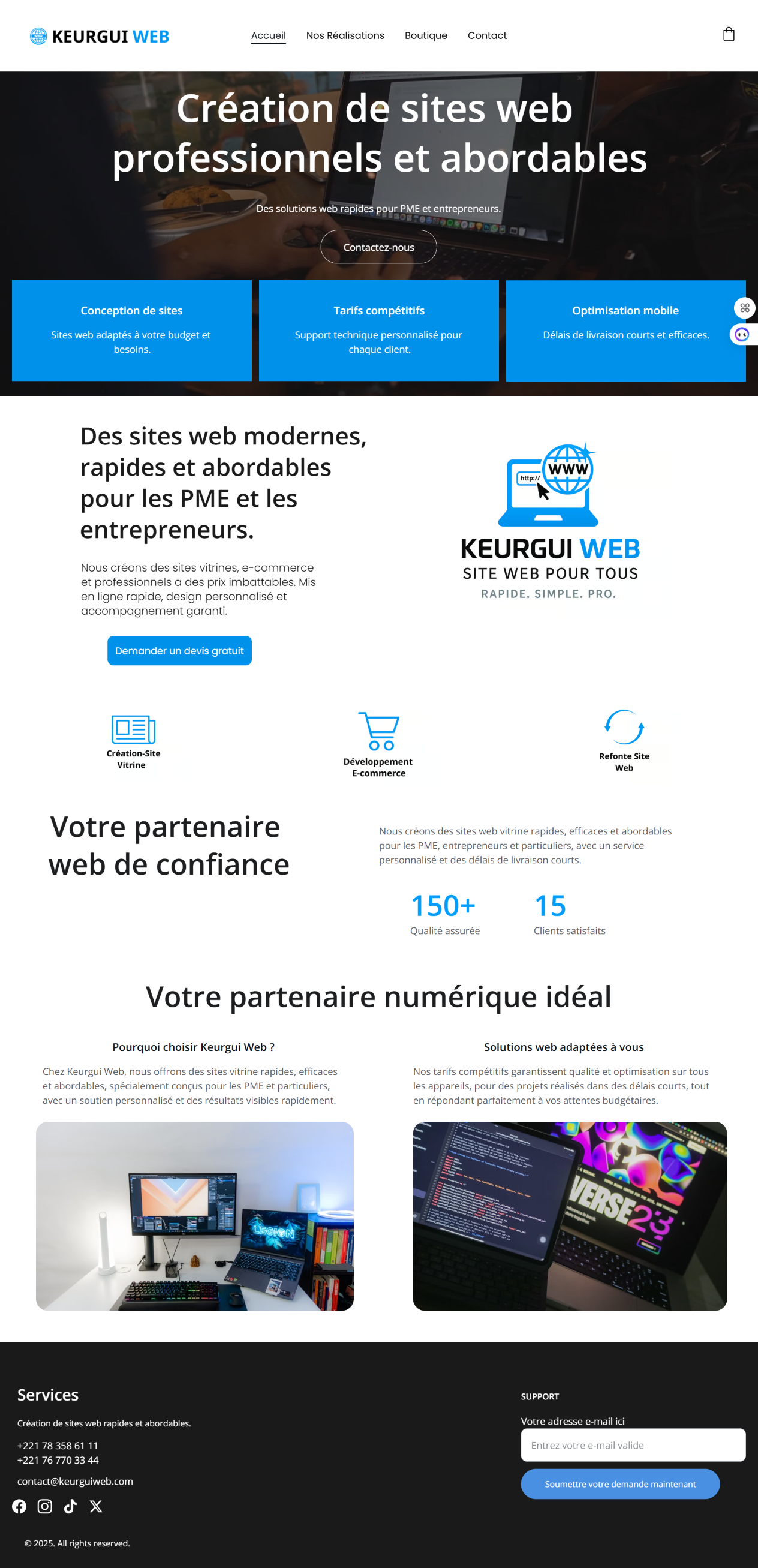 Capture du site Keuruiweb
